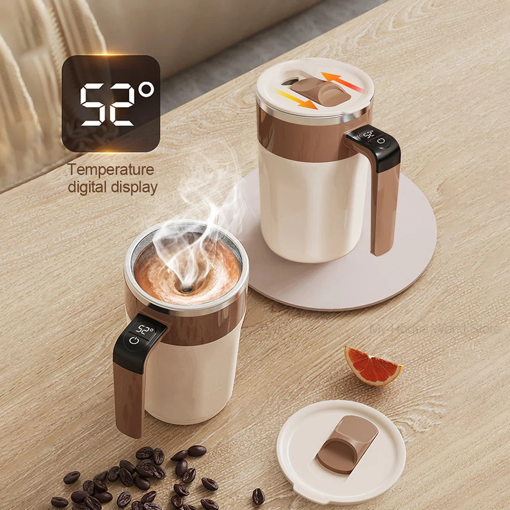 Self Stirring Mug With Temperature Display