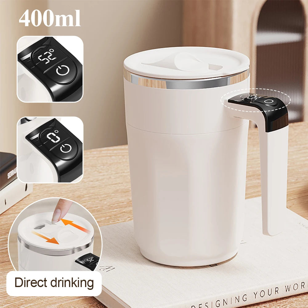 Self Stirring Mug With Temperature Display
