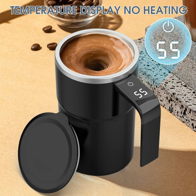 Temperature Display Automatic Stirring Mug