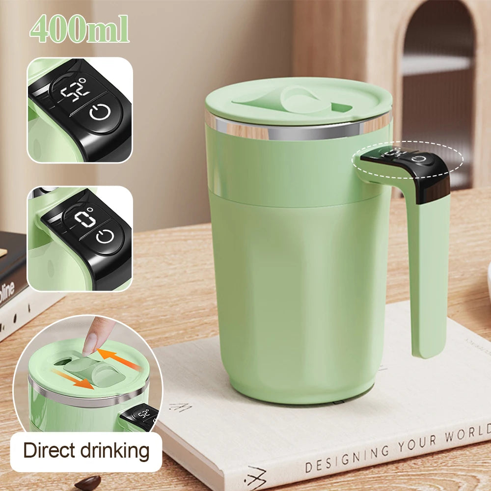 Self Stirring Mug With Temperature Display