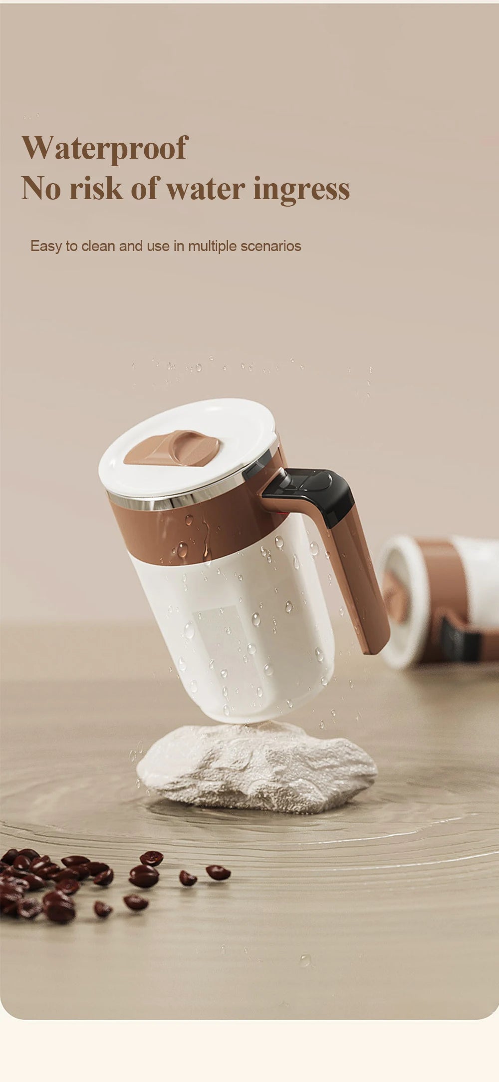 Self Stirring Mug With Temperature Display