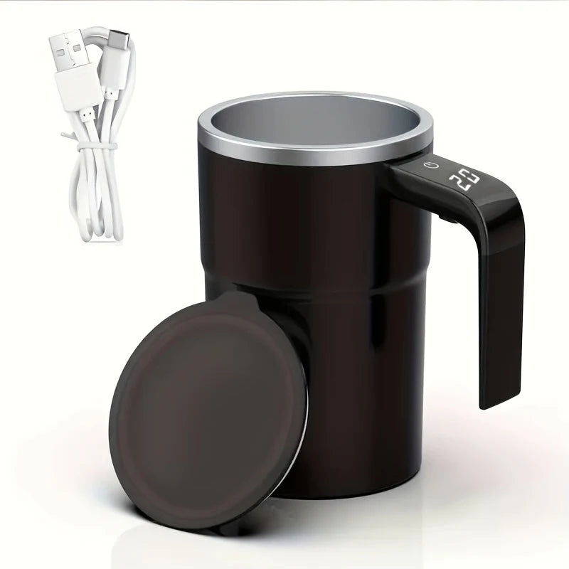 Temperature Display Automatic Stirring Mug