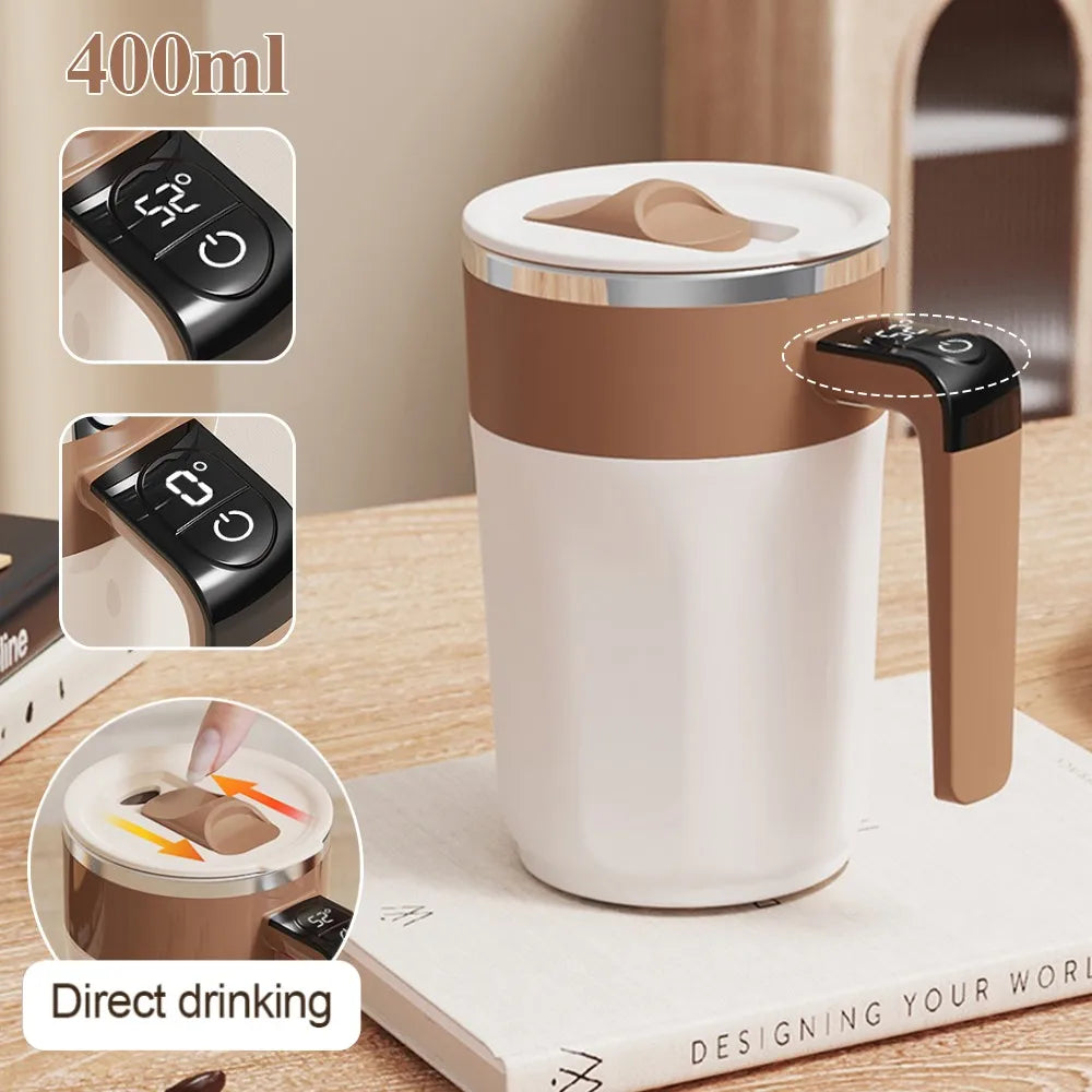 Self Stirring Mug With Temperature Display