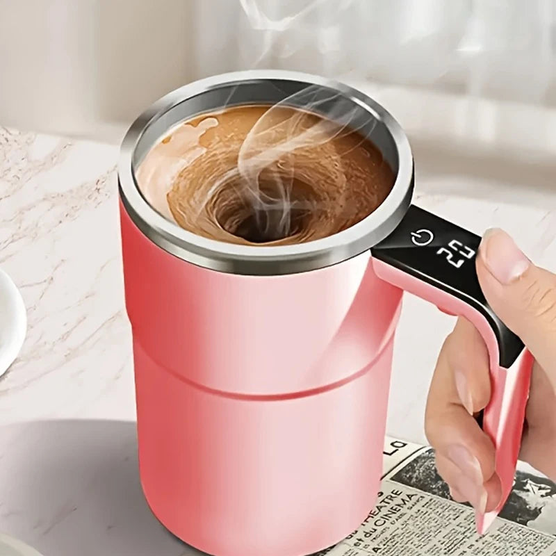 Temperature Display Automatic Stirring Mug