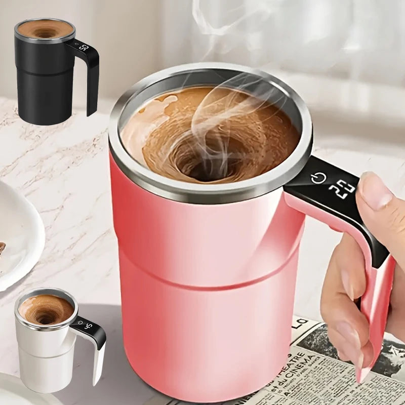 Temperature Display Automatic Stirring Mug